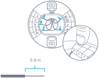nest - Learning Thermostat - Sluit de draden aan Sluit de draden aan