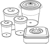 FoodSaver - Vac 550 - FoodSaver-bussen stap 1 FoodSaver-bussen stap 1