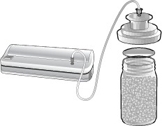 FoodSaver - Vac 550 - Hoe vacuüm te verpakken met de FoodSaver Jar Sealer met Mason Jars stap 2 Hoe vacuüm te verpakken met de FoodSaver Jar Sealer met Mason Jars stap 2