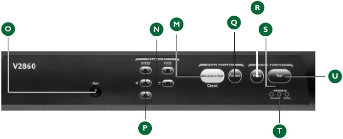 FoodSaver - V2860 - Geavanceerde ontwerpkenmerken Geavanceerde ontwerpkenmerken