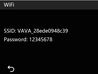 Vava - VA-VD009 - Wi-Fi-instelling stap 3 Wi-Fi-instelling stap 3
