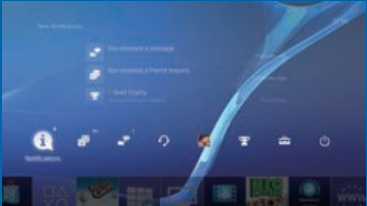 Sony - PS4 - Functiescherm Functiescherm