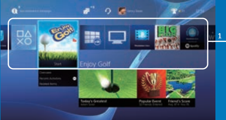 Sony - PS4 - Startscherm Startscherm