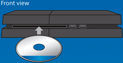 Sony - PS4 - Disc plaatsen Disc plaatsen
