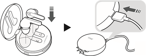 LG - TONE Free - Bedraad opladen Bedraad opladen
