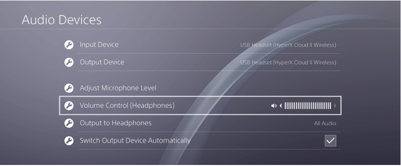 HYPERX - Cloud II Wireless HHSC2X-BA-RD/G - Instellen met PlayStation 4 Stap 3 Instellen met PlayStation 4 Stap 3