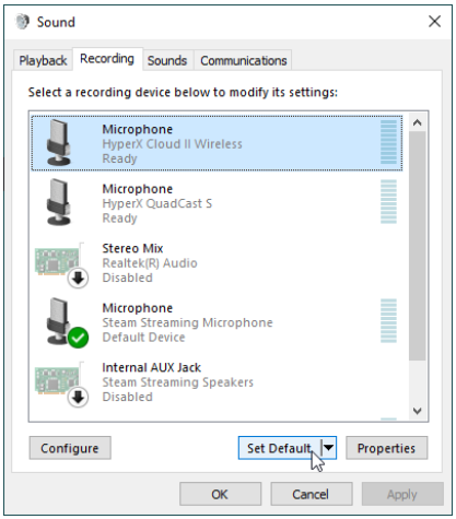 HYPERX - Cloud II Wireless HHSC2X-BA-RD/G - Instellen met pc Stap 8 Instellen met pc Stap 8