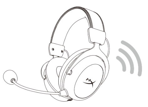 HYPERX - Cloud II Wireless HHSC2X-BA-RD/G - Instellen met pc Stap 1 Instellen met pc Stap 1