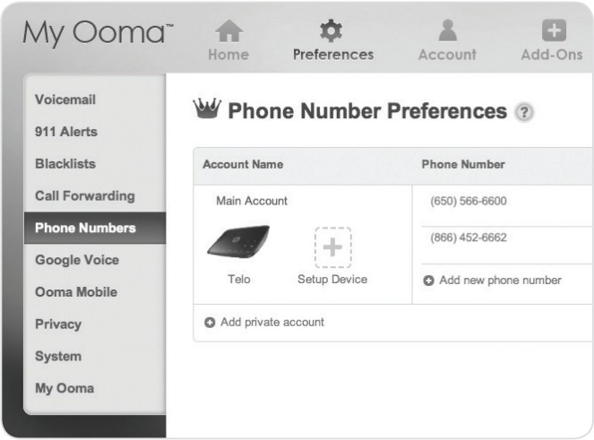 Ooma - Safety Phone 700-0129-203 - Online Programmering Online Programmering