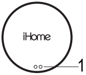 iHome - PLAYGLOW MINI iBT810 - Bovenkant Bovenkant
