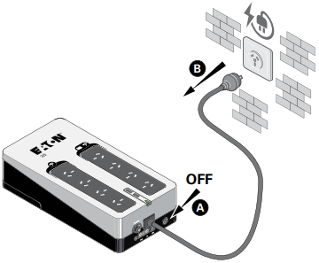EATON - 3S - Batterij vervangen Stap 1 Batterij vervangen Stap 1