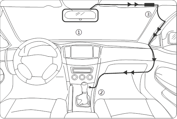 VAVA - VA-CD001 - De VAVA Dash Cam installeren De VAVA Dash Cam installeren