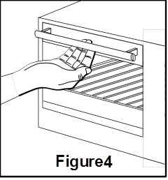Oster - TSSTTVRB04 - De ovendeur openen stap 1 De ovendeur openen stap 1