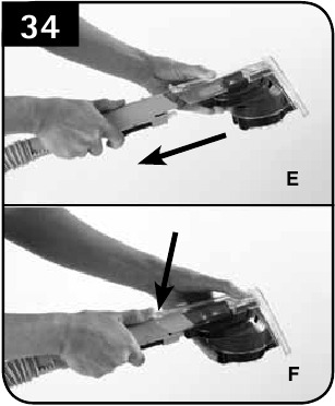 Hoover - Power Scrub - Gereedschap bevestigen Gereedschap bevestigen