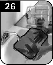 Hoover - Power Scrub - Vuilwatertank schoonmaken stap 3 Vuilwatertank schoonmaken stap 3