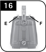 Hoover - Power Scrub - Schoon water/oplossingstank Schoon water/oplossingstank