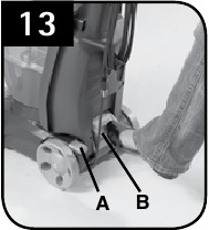 Hoover - Power Scrub - Pedalen Pedalen