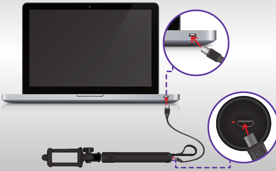 Steren - MOV-045 - De interne batterij opladen De interne batterij opladen