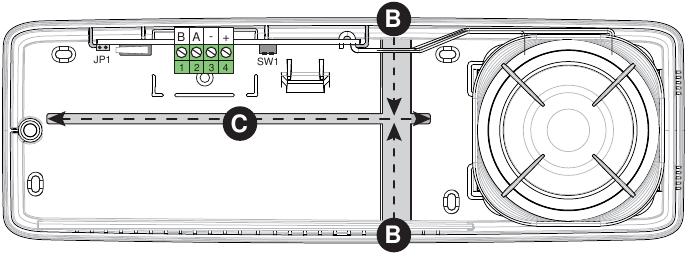 Tecnoalarm - SIRTEC BUS - Installatie - Stap 2 Installatie - Stap 2