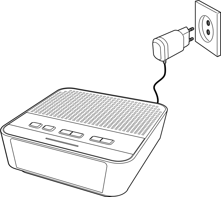 Philips - AJ3116 - Inschakelen - Stroomkabel Inschakelen - Stroomkabel