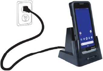 Datalogic - memor 20 - Opladen met het Dock Opladen met het Dock