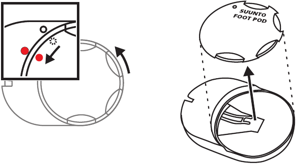 Suunto - Foot Pod Mini - Foot Pod Mini - Batterij vervangen - Stap 1 Foot Pod Mini - Batterij vervangen - Stap 1