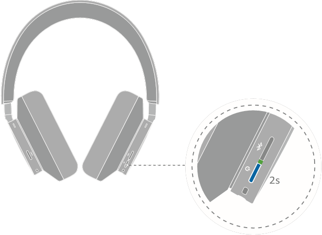 Huawei - FreeBuds Studio - Power-on/off In-/uitschakelen