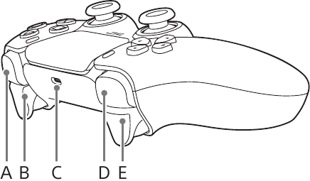 Sony - PlayStation DualSense CFI-ZCT1W - Bovenaanzicht Bovenaanzicht