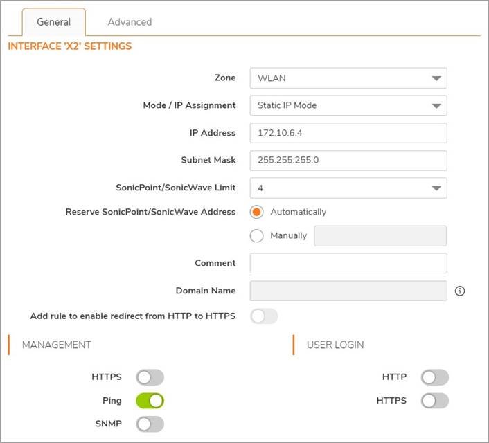 SonicWALL - SonicWave 641 - De netwerkinterface configureren De netwerkinterface configureren