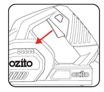 Ozito - PLR-2000 - Aan/uit-schakelaar - Stap 3 Aan/uit-schakelaar - Stap 3