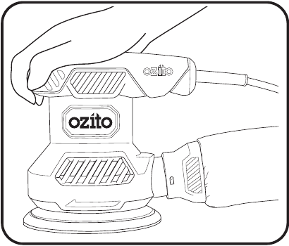 Ozito - ROS-2000 - Schuren - Stap 1 Schuren - Stap 1