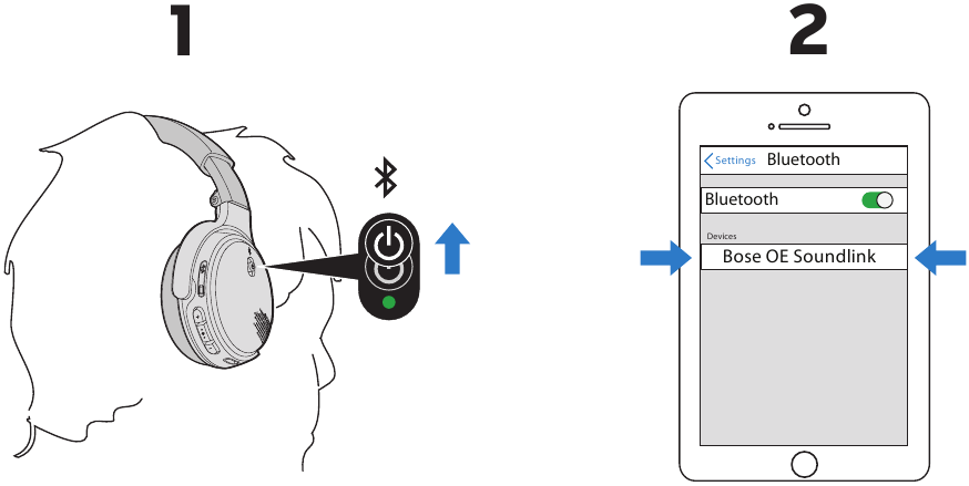 Bose - SoundLink - Een mobiel apparaat koppelen - Stap 2 Een mobiel apparaat koppelen - Stap 2