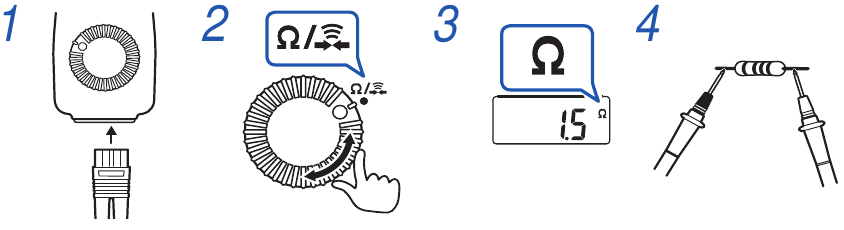 Hioki - 3280-10F - Weerstandsmeting Diagram Weerstandsmeting Diagram
