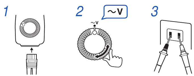 Hioki - 3280-10F - Spanningsmeting - AC Spanningsmeting Diagram Spanningsmeting - AC Spanningsmeting Diagram