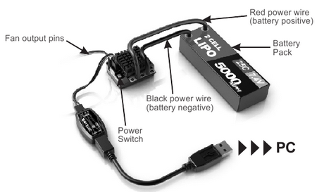 Toro - TS120 Competition - ESC PROGRAMMEREN - Stap 1 ESC PROGRAMMEREN - Stap 1