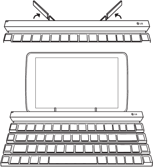 LG - Rolly Keyboard - Een apparaat plaatsen Een apparaat plaatsen