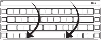 LG - Rolly Keyboard - Uitschakelen Uitschakelen