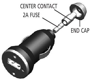 Stanley - FATMAX SL10LEDS - De zekering in de 12V DC/USB-oplaadadapter vervangen De zekering in de 12V DC/USB-oplaadadapter vervangen