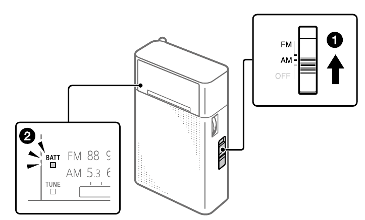 Sony - ICF-P27 - Bediening - Stap 2 Bediening - Stap 2