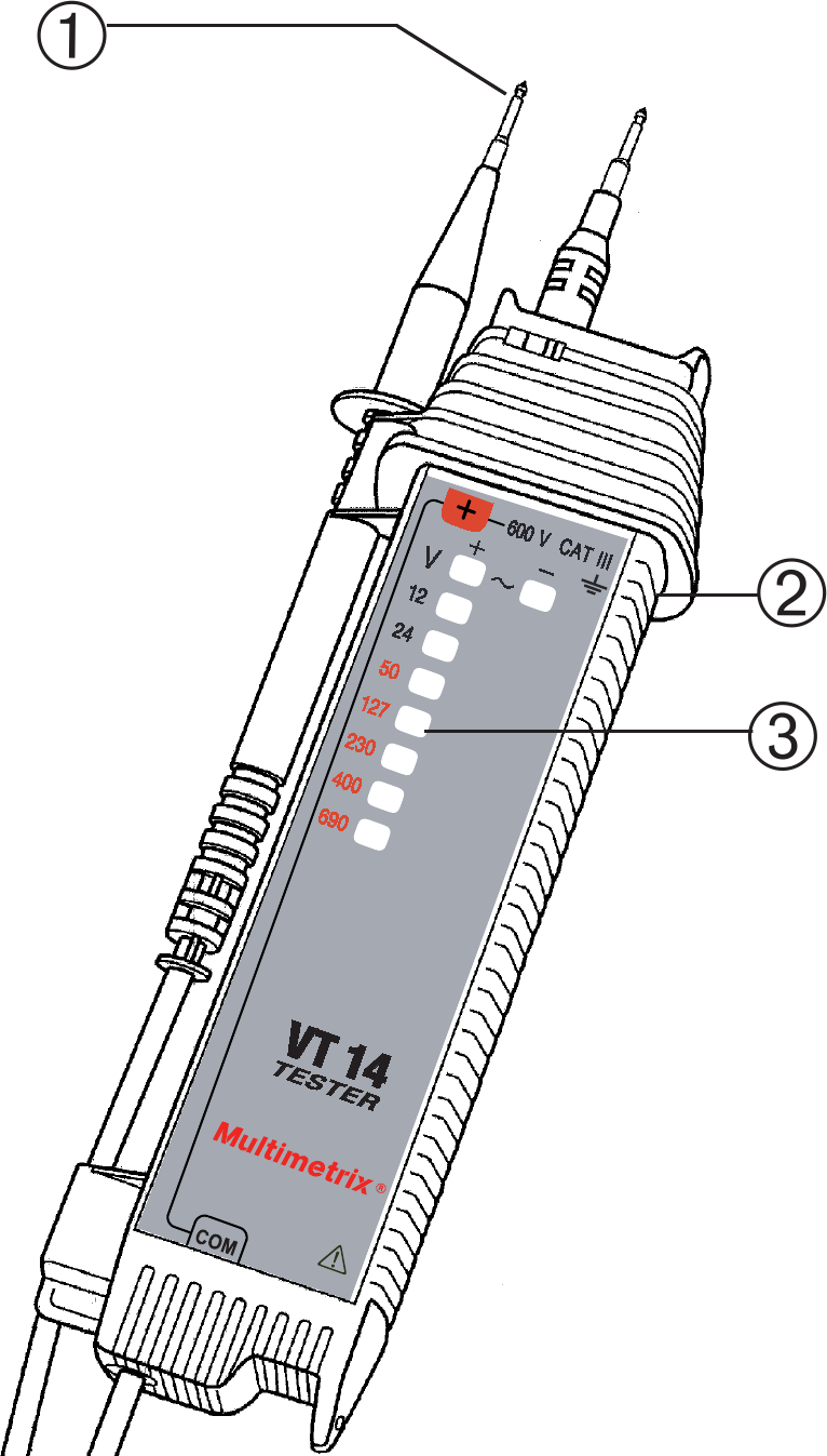 Multimetrix - VT 14 - Onderdelen Onderdelen