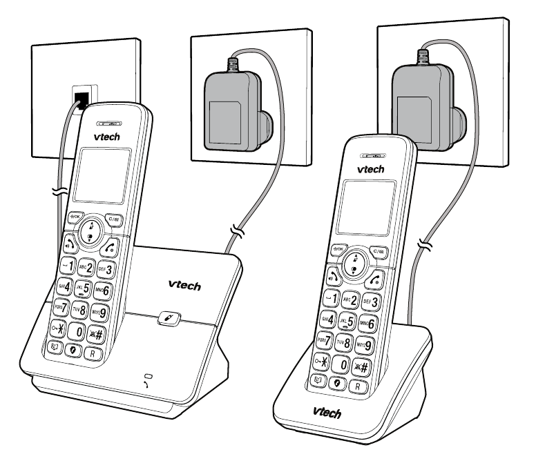 VTech - CS2000 - Laad de batterij op - Voorbeeld 1 Laad de batterij op - Voorbeeld 1