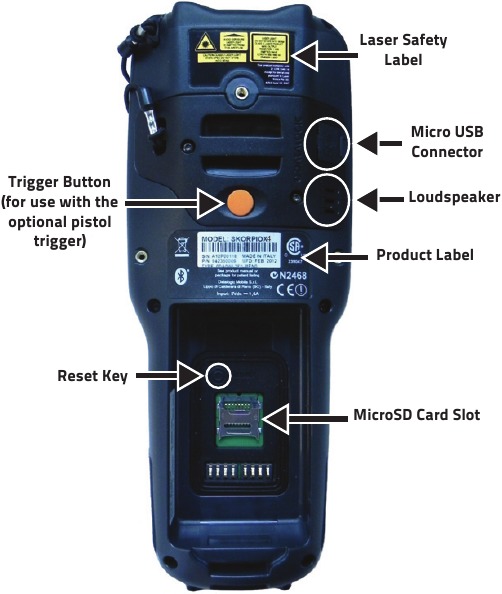 Datalogic - Skorpio X4 - Achteraanzicht Achteraanzicht