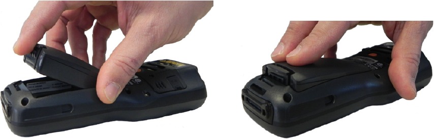 Datalogic - Skorpio X4 - Batterij installatie Batterij installatie
