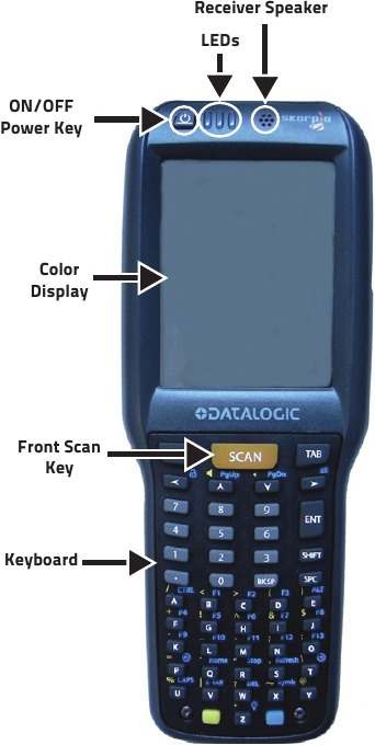 Datalogic - Skorpio X4 - Vooraanzicht Vooraanzicht