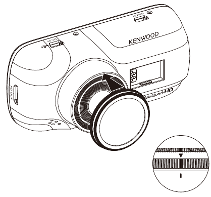 Kenwood - DRV-A501W - Installeer een circulair polarisatiefilter Installeer een circulair polarisatiefilter
