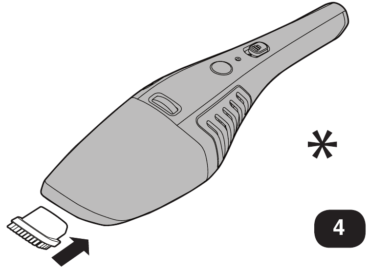 Hoover - Jive DRY - HULPSTUKKEN - STOFBORSTEL HULPSTUKKEN - STOFBORSTEL