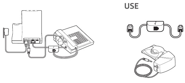plantronics - Savi W730 - Vaste telefoon: Aansluiten en bellen - Stap 2 Vaste telefoon: Aansluiten en bellen - Stap 2