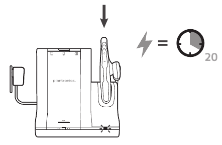 plantronics - Savi W730 - Headset: Aanpassen en opladen Headset: aanpassen en opladen