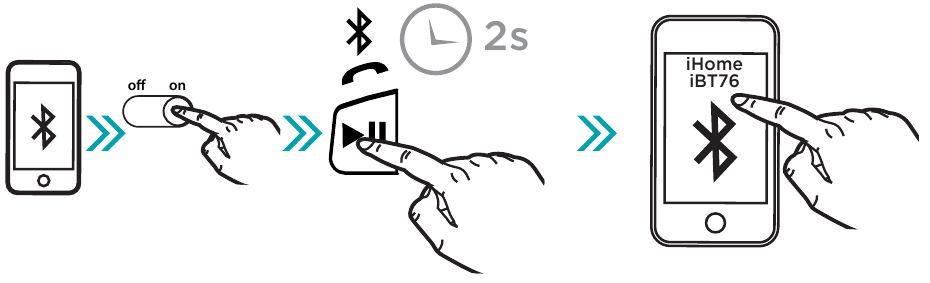iHome - iBT76 - Handmatig Koppelen Handmatig Koppelen