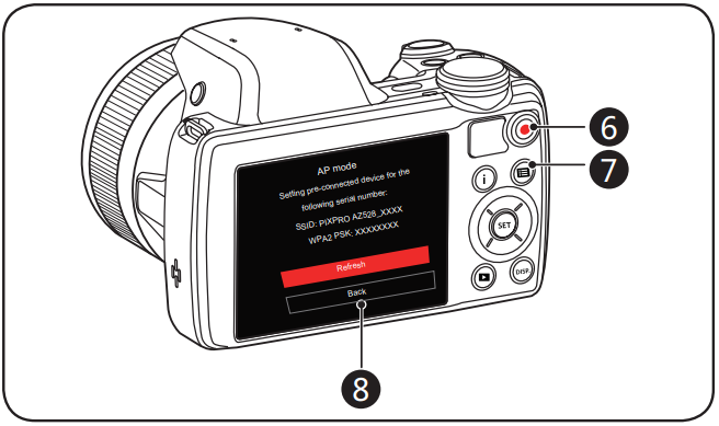 Kodak - Pixpro AZ528 - De snelle videoregistratieknop gebruiken De snelle videoregistratieknop gebruiken